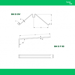 (BH DV/BH F93) Crochets inserts BH R58