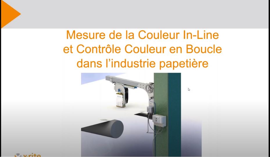 mesure en ligne de la couleur dans l'industrie papetière