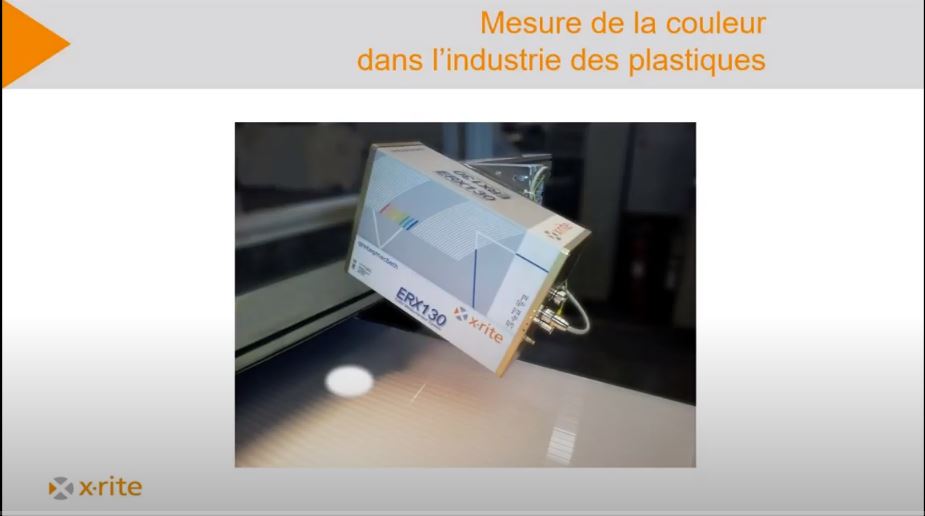 Mesure en ligne de la couleur des plastiques